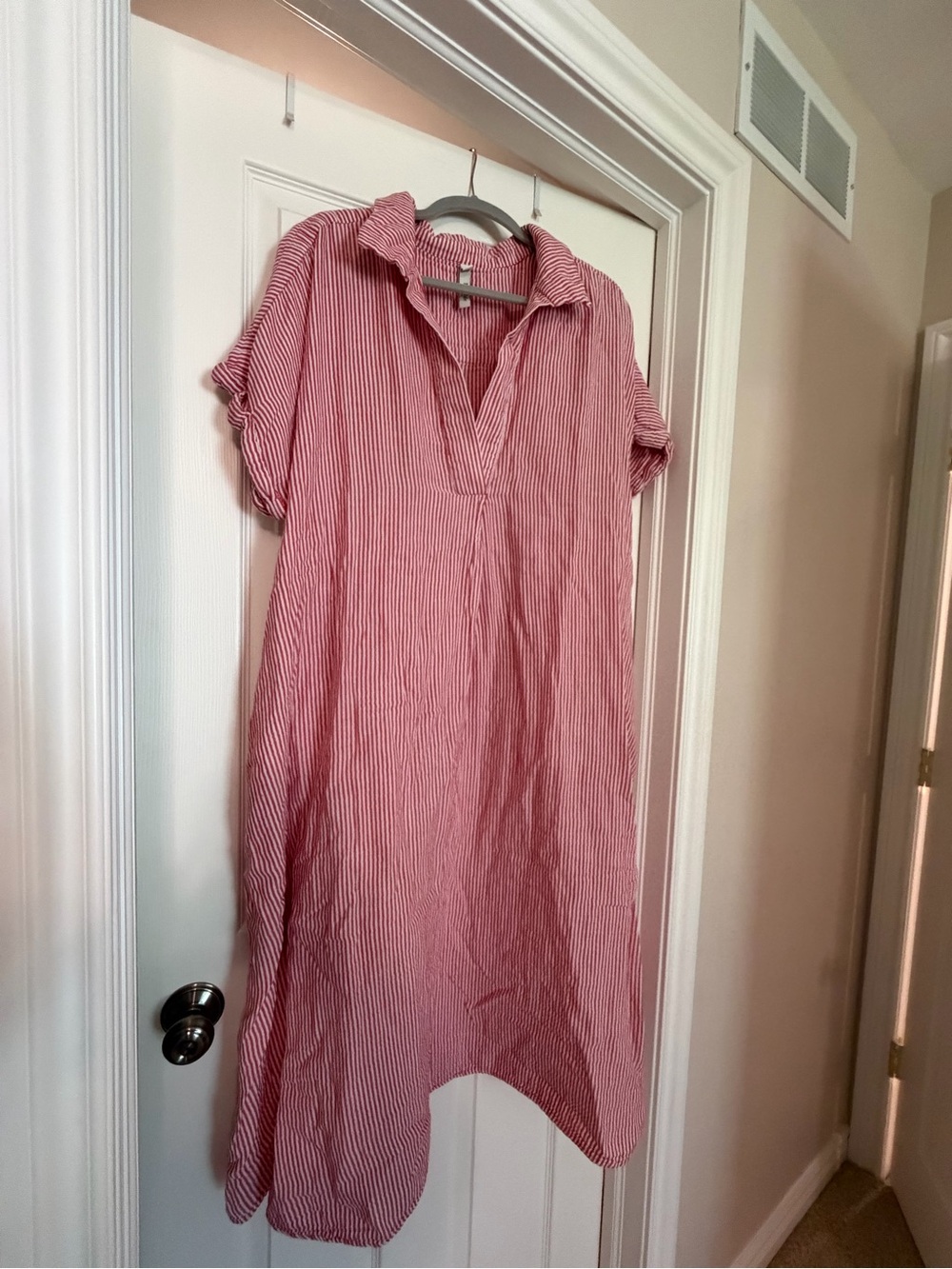 torrid Red and White Striped Maxi Dress